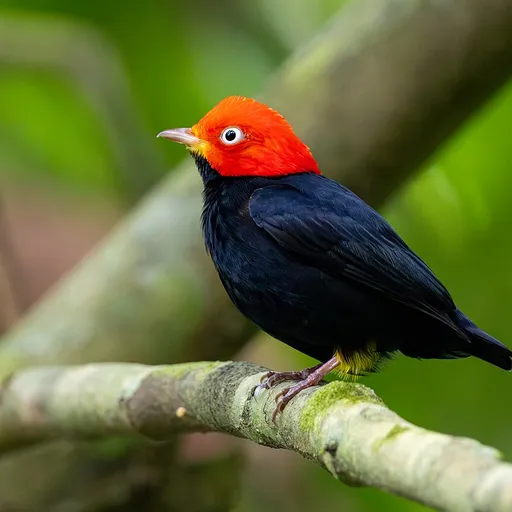 Red-capped Manakin (Ceratopipra mentalis)