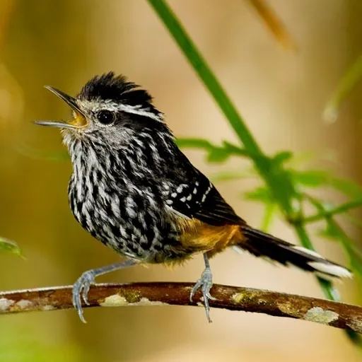 Ochre-rumped Antbird (Drymophila ochropyga)