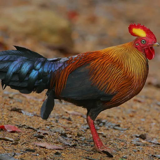Sri Lanka Junglefowl (Gallus lafayettii)