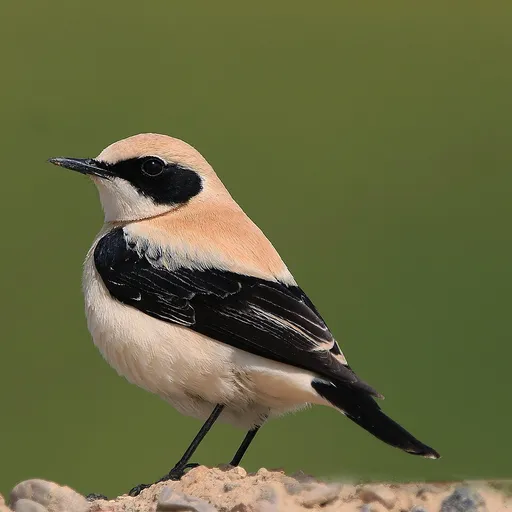 Western Black-eared Wheatear (Oenanthe hispanica)