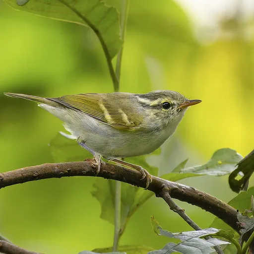 Blyth's Leaf Warbler (Phylloscopus reguloides)