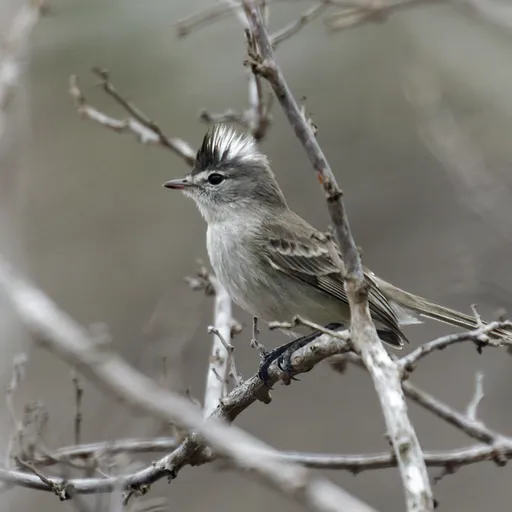 Grey-and-white Tyrannulet (Pseudelaenia leucospodia)