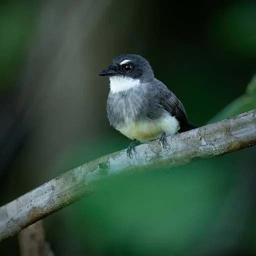 Northern Fantail (Rhipidura rufiventris)