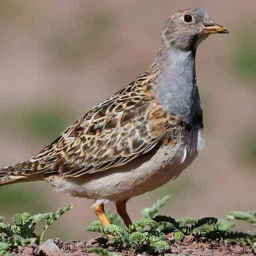Grey-breasted Seedsnipe (Thinocorus orbignyianus)